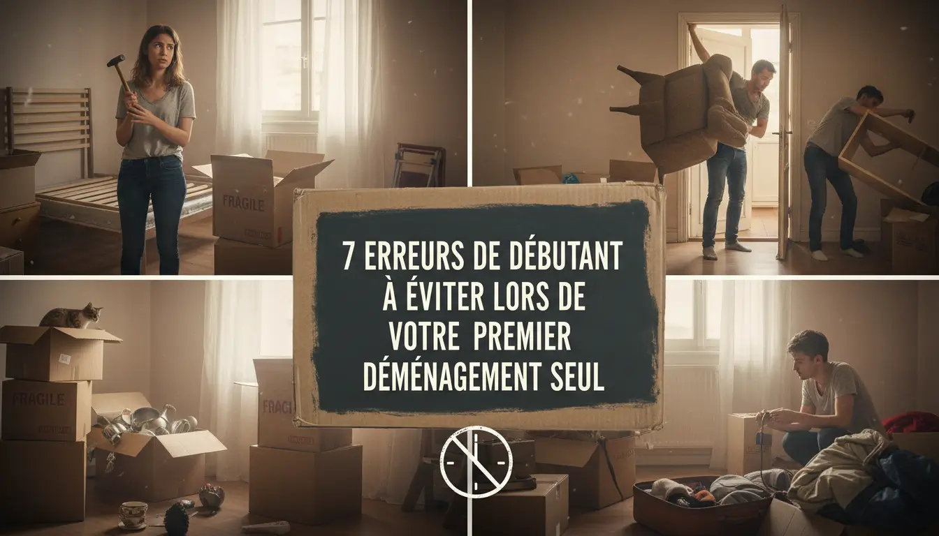 7 erreurs de débutant à éviter lors de votre premier déménagement seul