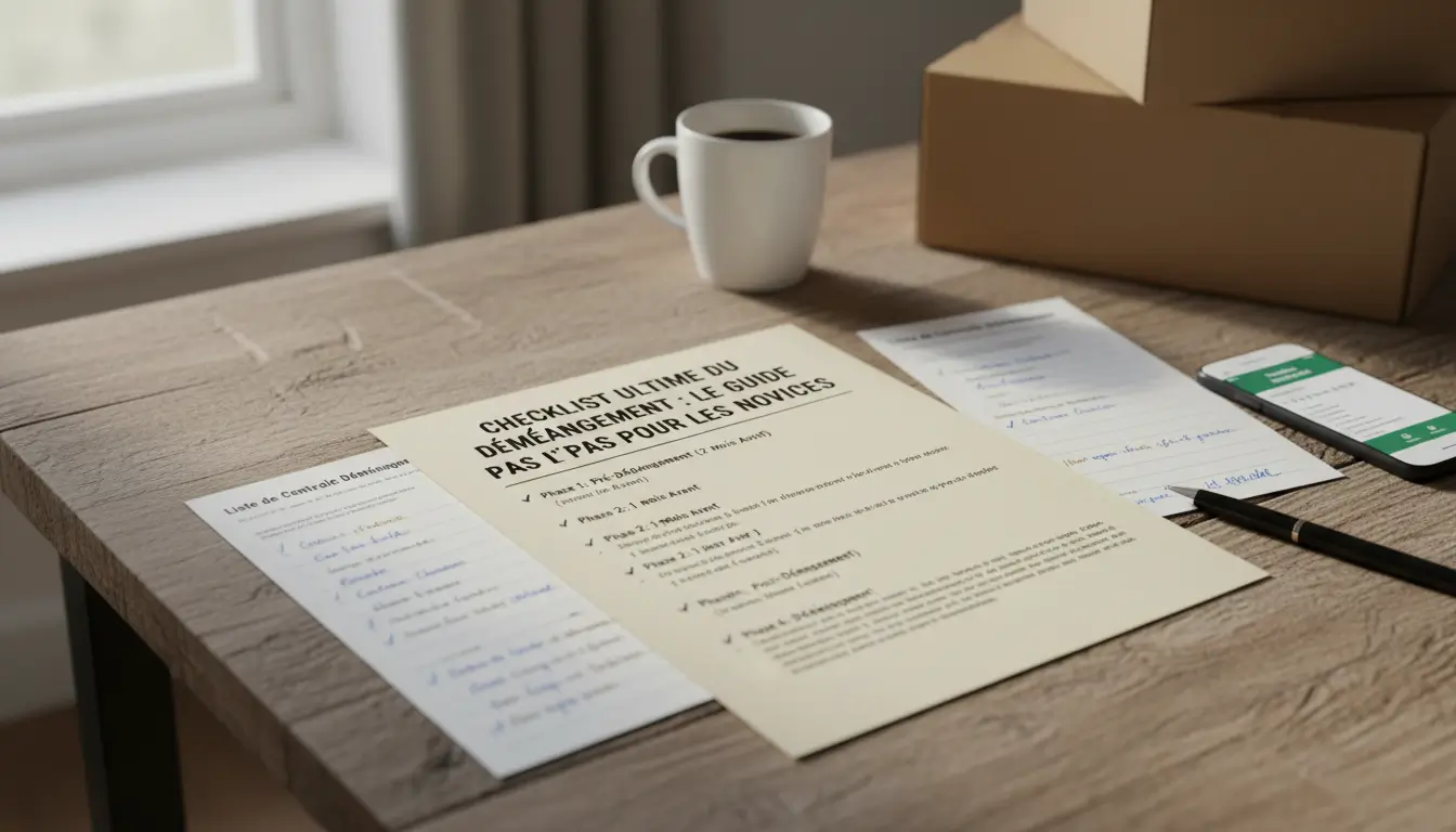 Checklist ultime du déménagement : Le guide pas à pas pour les novices