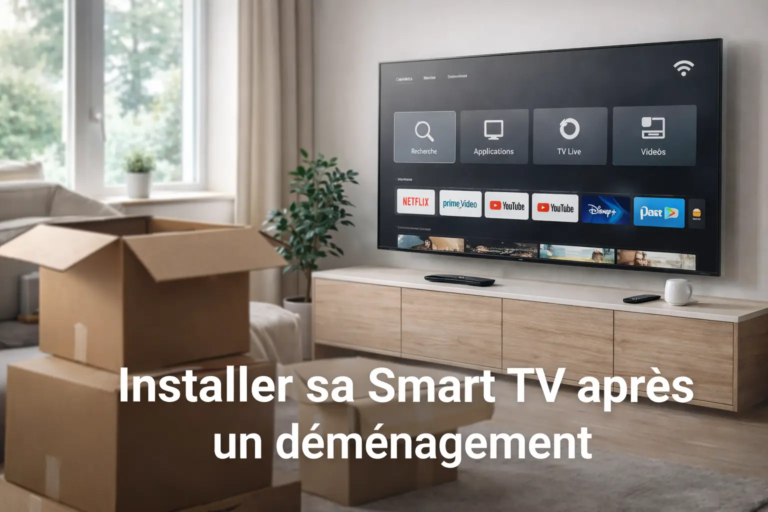 Installer sa Smart TV après un déménagement : le guide complet pour une installation simple, propre et sans stress